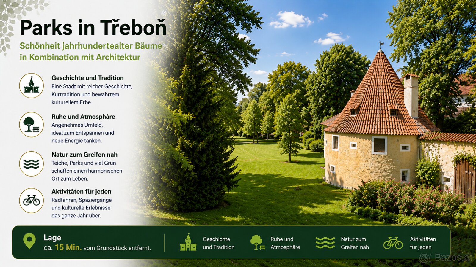 Grundstück in Třeboň – ca 2.400 m² | nahe Stadtzentrum - 6