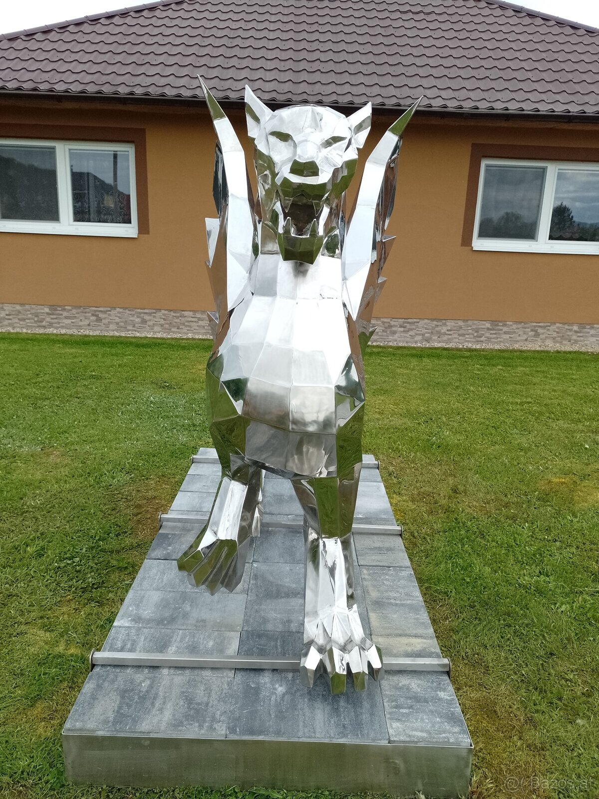 Lebensgroße Edelstahlskulptur - 6