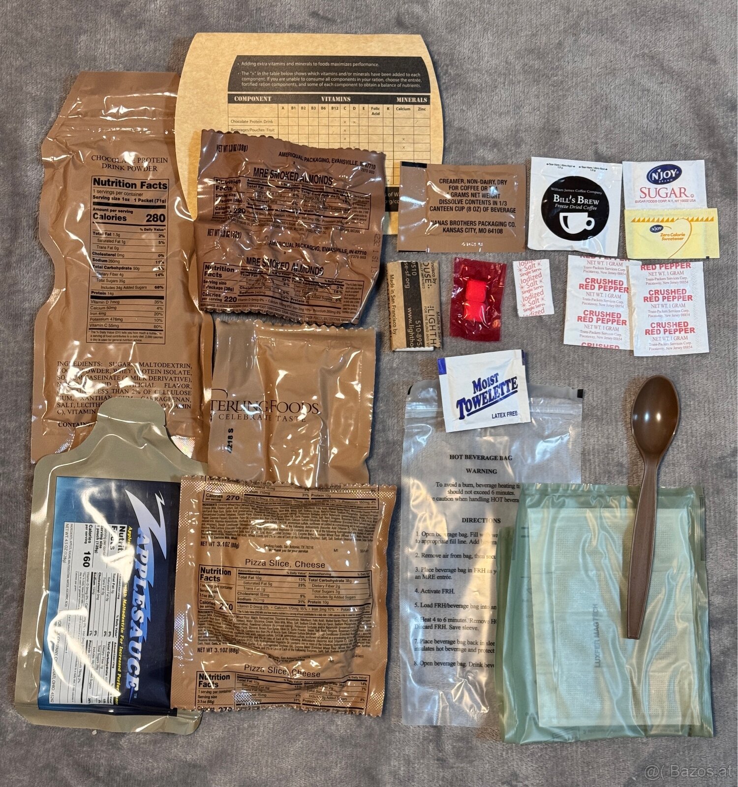 Original amerikanische MRE-Kisten zu verkaufen (Menu A/B) 🇺🇸 - 6