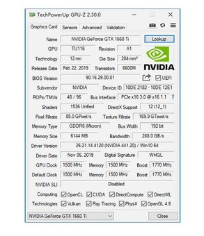 PNY GeForce GTX 1660 Ti 6GB - 6