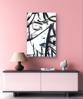 Bild (Abstraktes Porträt) Amaje Art – handgemalte Bilder - 6