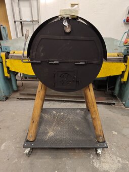 Pizzaofen / Brotofen, 60 × 40 cm, 110 kg, mit Thermometer - 6