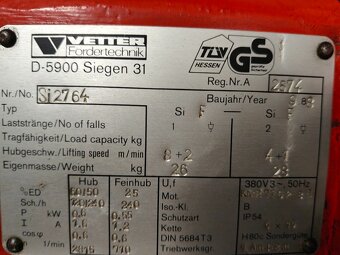 Säulenschwenkkran Vetter 500 kg - 5 m - 6