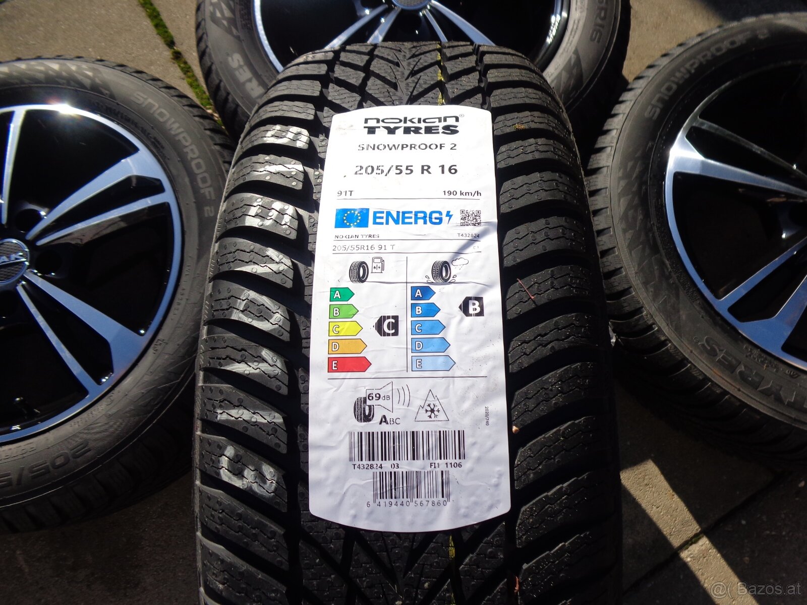 Nissan Renault Kia Hyundai Mazda Winterradsatz 205/55R16 - 8