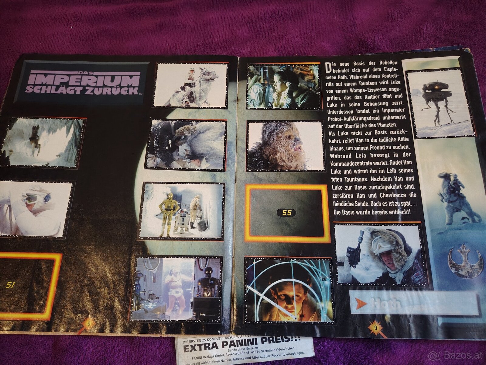Star Wars Sticker album Älters album - 8