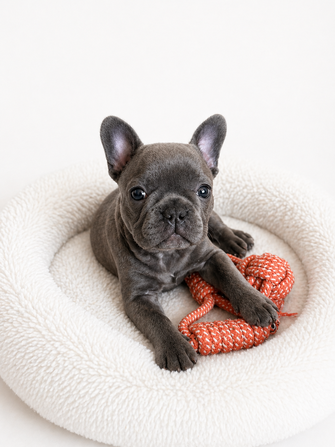 Französische Bulldogge – blaue Hündin mit Stammbaum - 8
