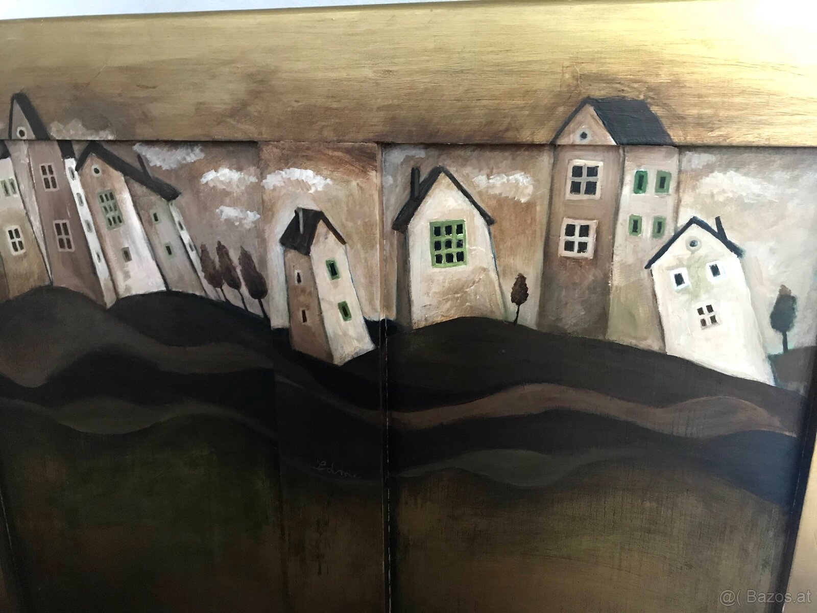 Secesná posteľ 90x200cm - 8