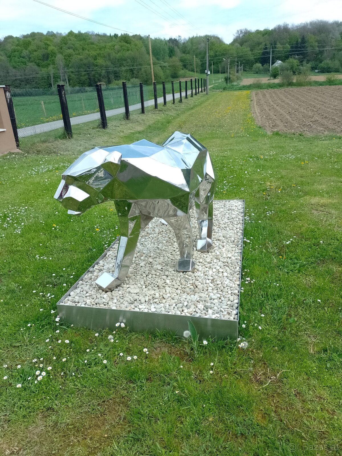 Lebensgroße Edelstahlskulptur - 8