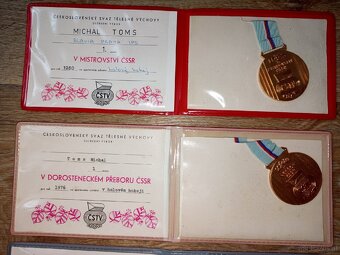 Sammlung von Medaillen der ČSSR – Feld- und Hallenhockey - 8
