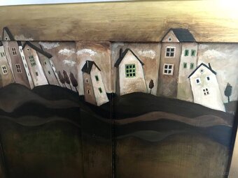 Secesná posteľ 90x200cm - 8