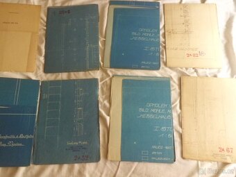 HUBERT GESSNER- Architekt Plány- Pekárna Fr.ODKOLEK Vysočany - 8