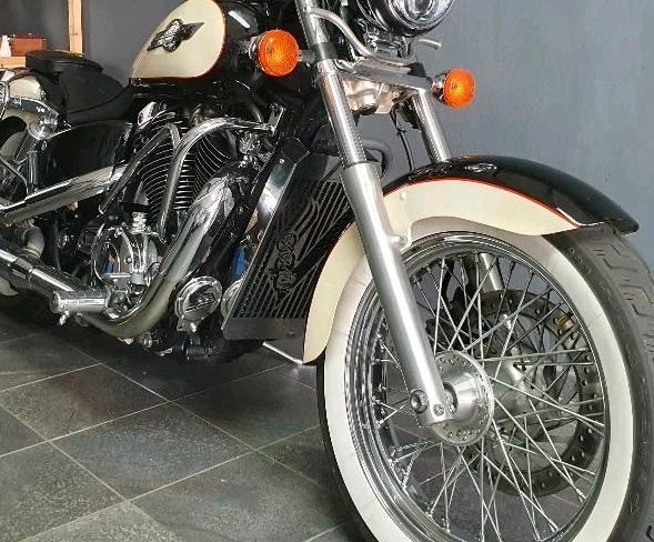 Chopper Kühlerabdeckung Benutzerdefiniertes Muster, Logo - 9