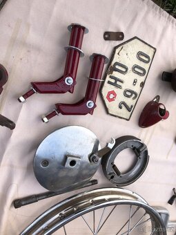 Jawa 250 Pérák FJ (1947) mit Original-Typenschein + Ogar 350 - 9
