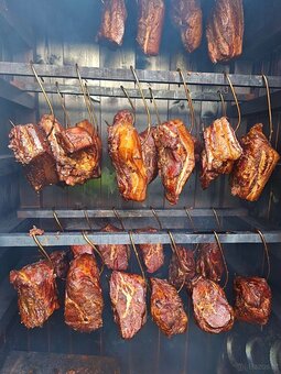đ„ RĂ€ucherkammer aus Massivholz / bis zu 50 kg Fleisch / Str - 9