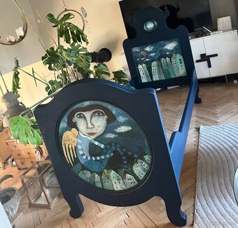 Neobaroko posteľ 90x200cm - 9